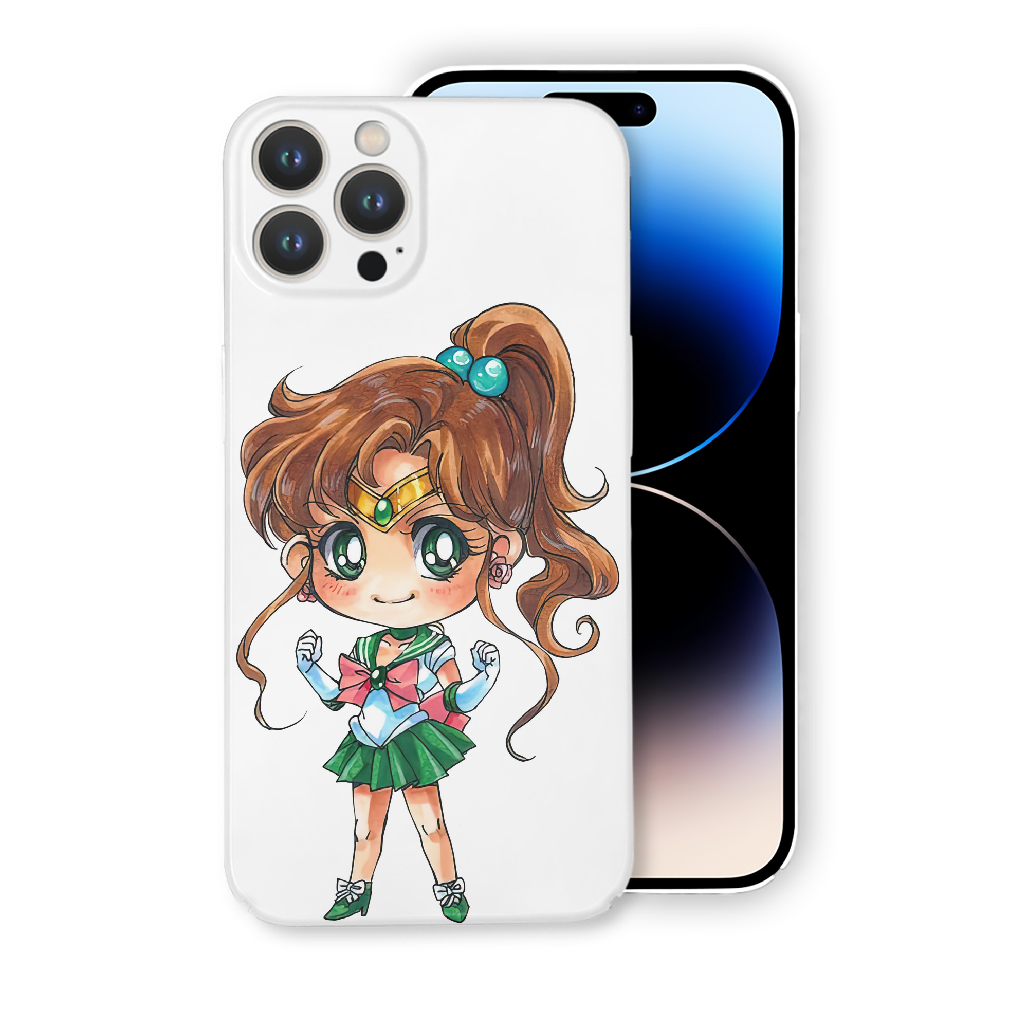 （画像用） 美少女戦士セーラームーン 木野 まこと きの まこと Sailor Moon Kino Makoto （セーラージュピター；Sailor Jupiter） 【iPhone 14シリーズ対応】ハードケース